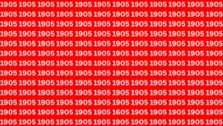 Optical Illusion Challenge: Can You Find 1605 Hidden Among 1905s?