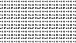 Quick Optical Illusion: Find 26 and 22 Hidden in a Sea of 62s in 8 Seconds
