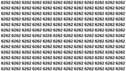 Optical Illusion Challenge Drops — Find the Hidden 6226 Among 6262s in Under 7 Seconds