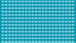 Quick Optical Illusion: Find 28 and 88 Among 82s in 8 Seconds