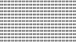 Optical Illusion Challenge: Find the Number 35 Among 69s in 6 Seconds