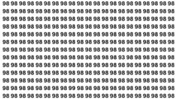 Spot 99 and 93 Hidden Among 98 Using Sharp Vision in 7 Seconds