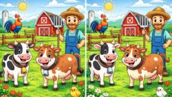 Spot the Difference Puzzle: Can You Detect 3 Hidden Changes in Just 12 Seconds